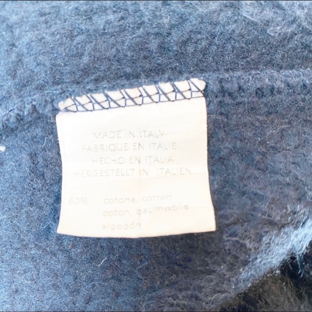 Brandy Melville Woman’s Navy Cotton Crew Los Angeles 1984 embroidery Sweatshirt - Picture 6 of 7